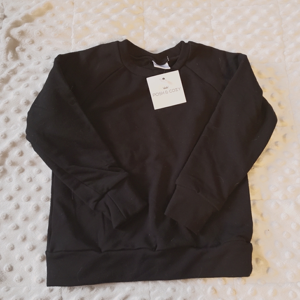BNWT 3T Posh& Cozy Crew Sweater